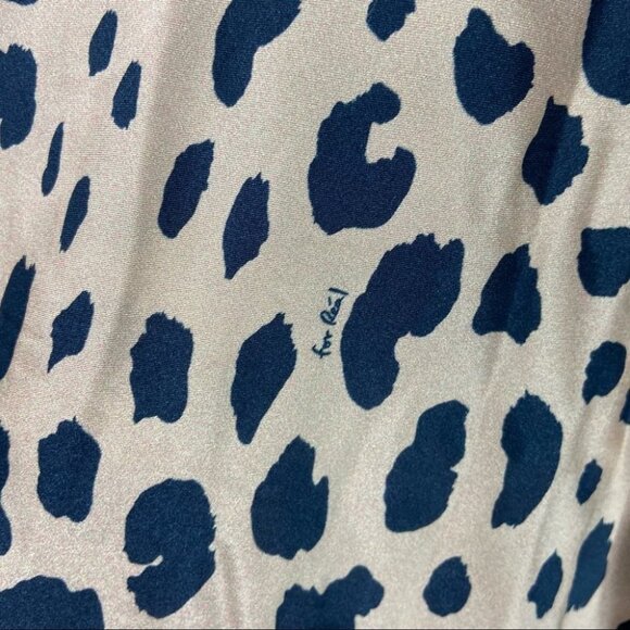 Realisation Par The Naomi Leopard Print 100% Silk Skirt Size Small 90s Slip Boho - Picture 8 of 10